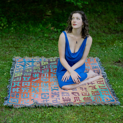 Secret Writing Blend - Art Blanket