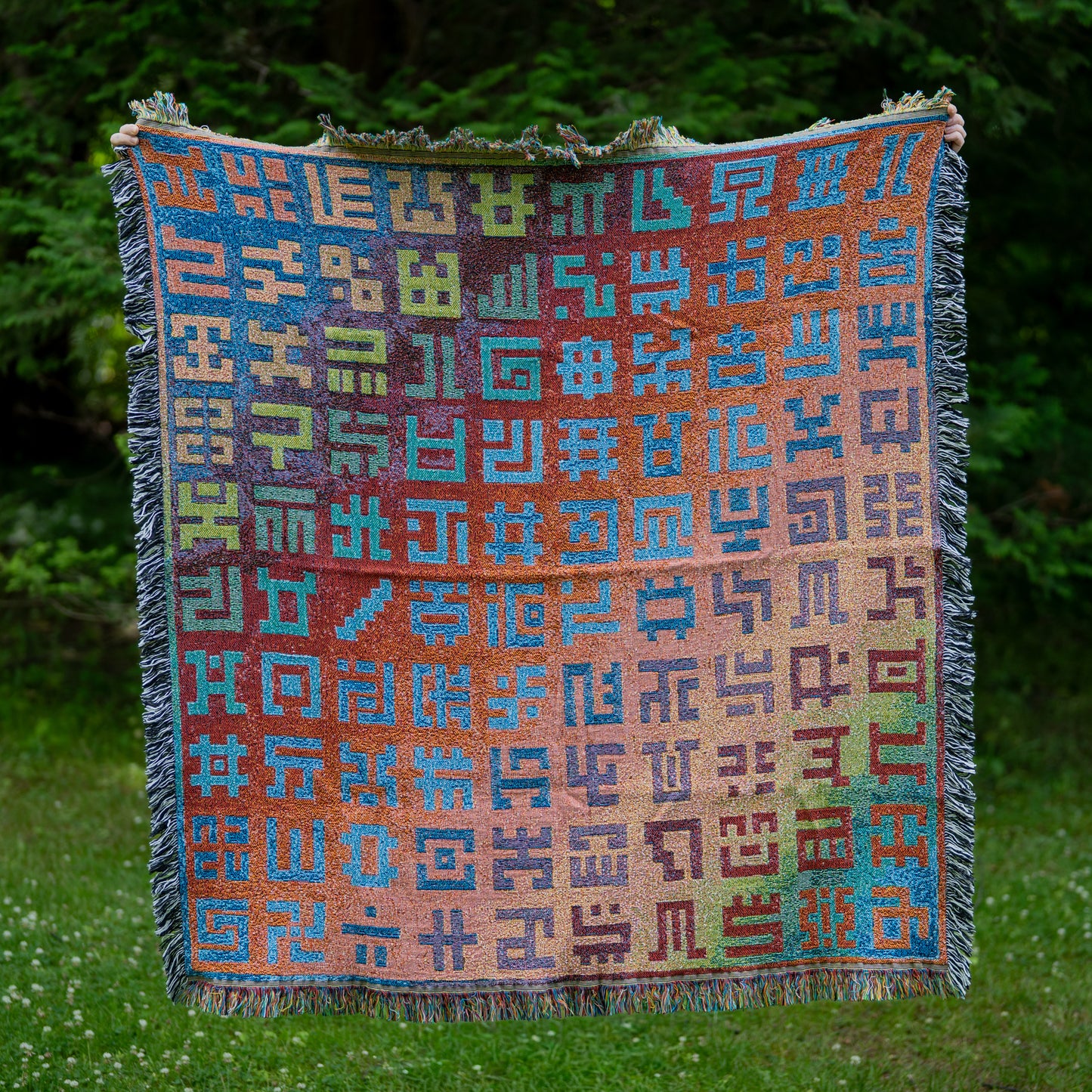 Secret Writing Blend - Art Blanket