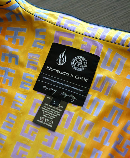 Secret Writing Being - Lined Button Down Shirt