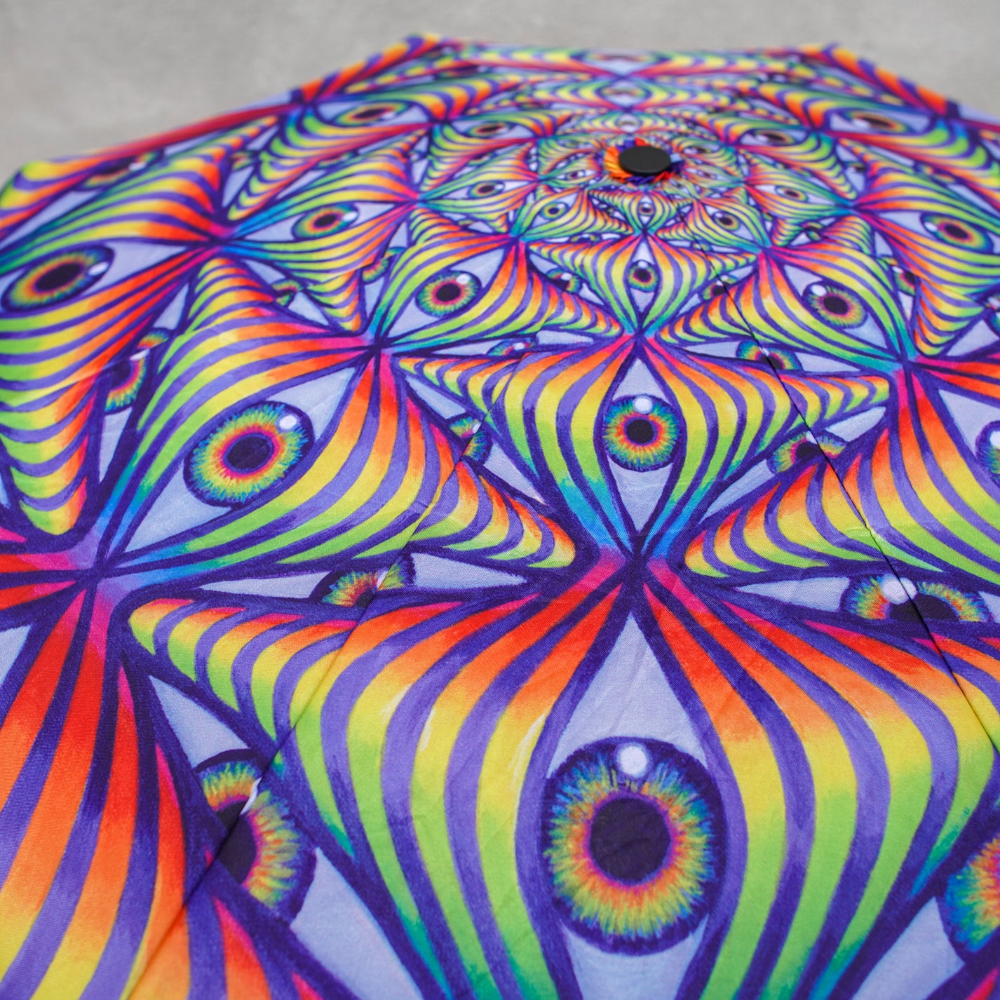 Rainbow Eye Ripple - Travel Umbrella – CoSM Shop