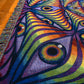 Rainbow Eye Ripple - Art Blanket