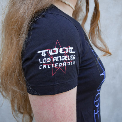 Vision Crystal : 2022 TOOL Tour - Ladies Black Short Sleeve Tee