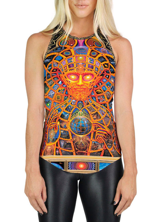 Cosmic Christ Racerback Tank
