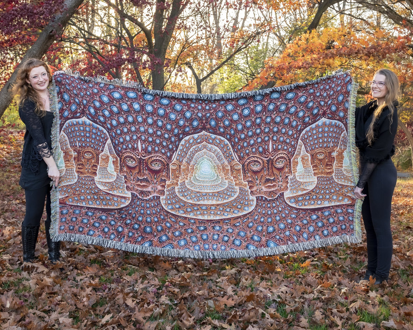 Net of Being - Art Blanket