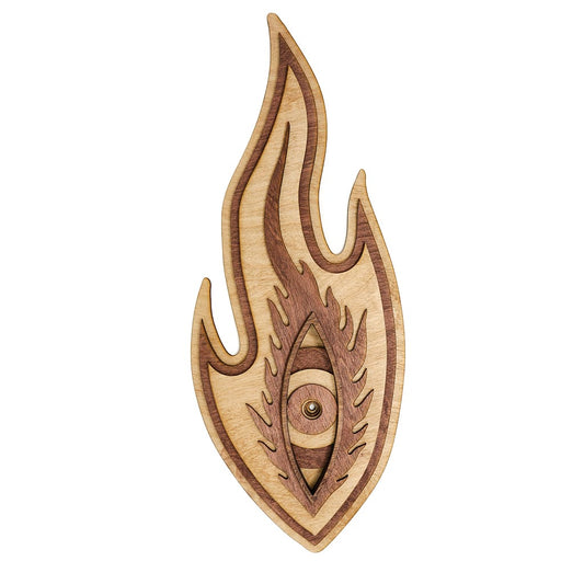 Flaming Eye - Wall Plaque