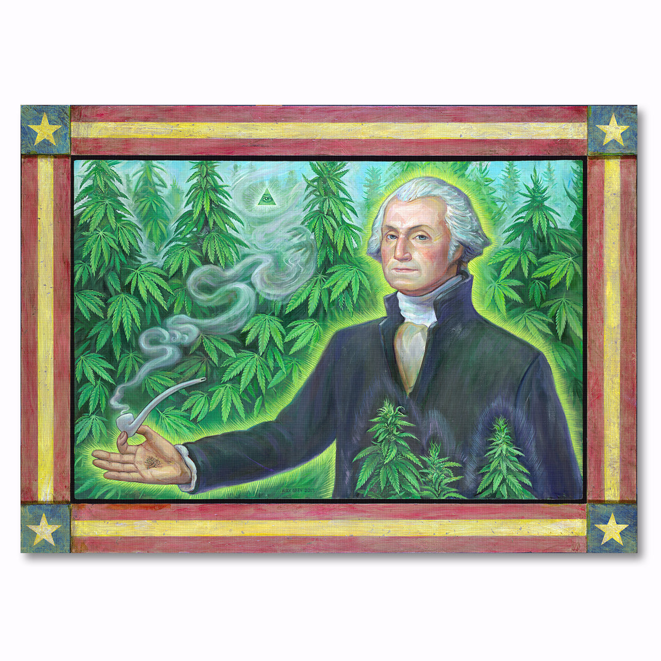 Americannabis - Canvas Print