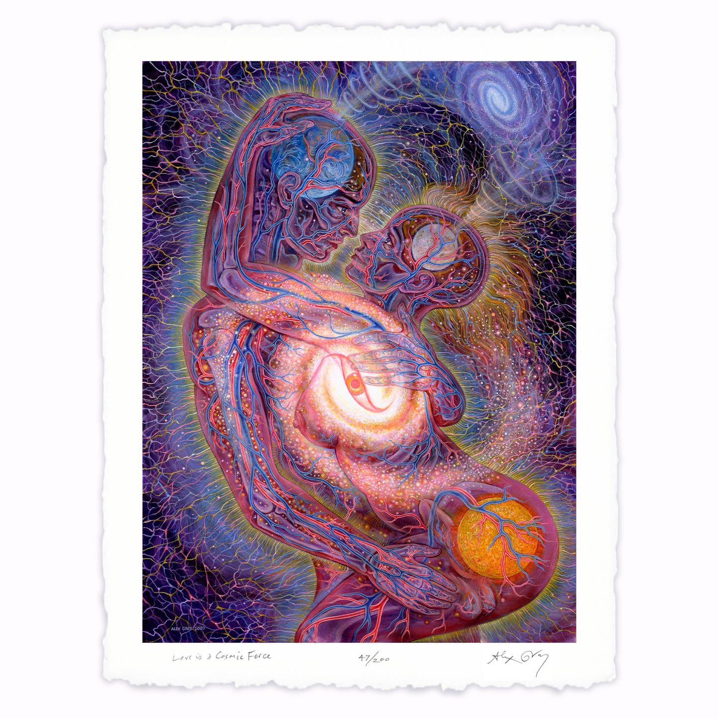 Love is a Cosmic Force - Paper Print
