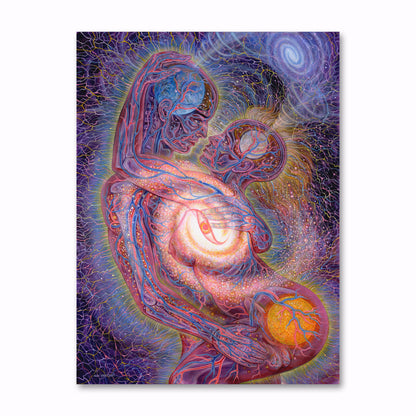 Love is a Cosmic Force - Canvas Print