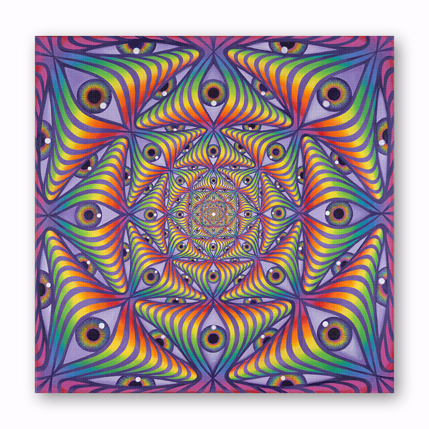 Rainbow Eye Ripple - Canvas Print
