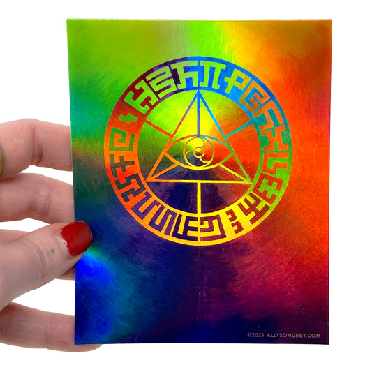 CoSM Symbol - Holographic Sticker