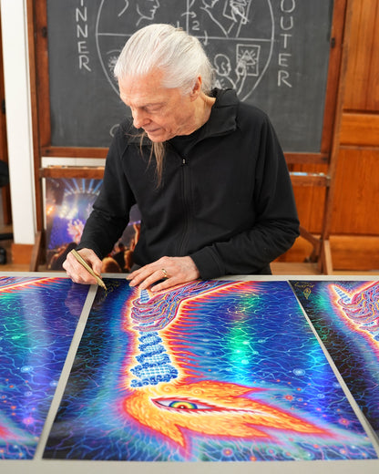 The Torch - Holographic Screen Print