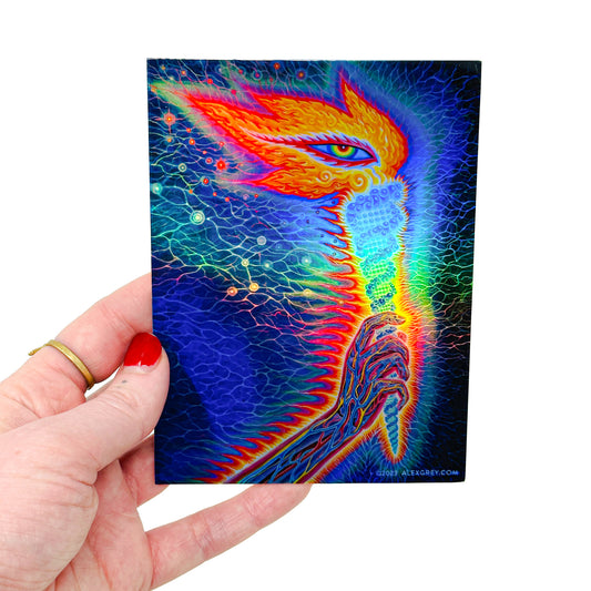 The Torch - Holographic Sticker